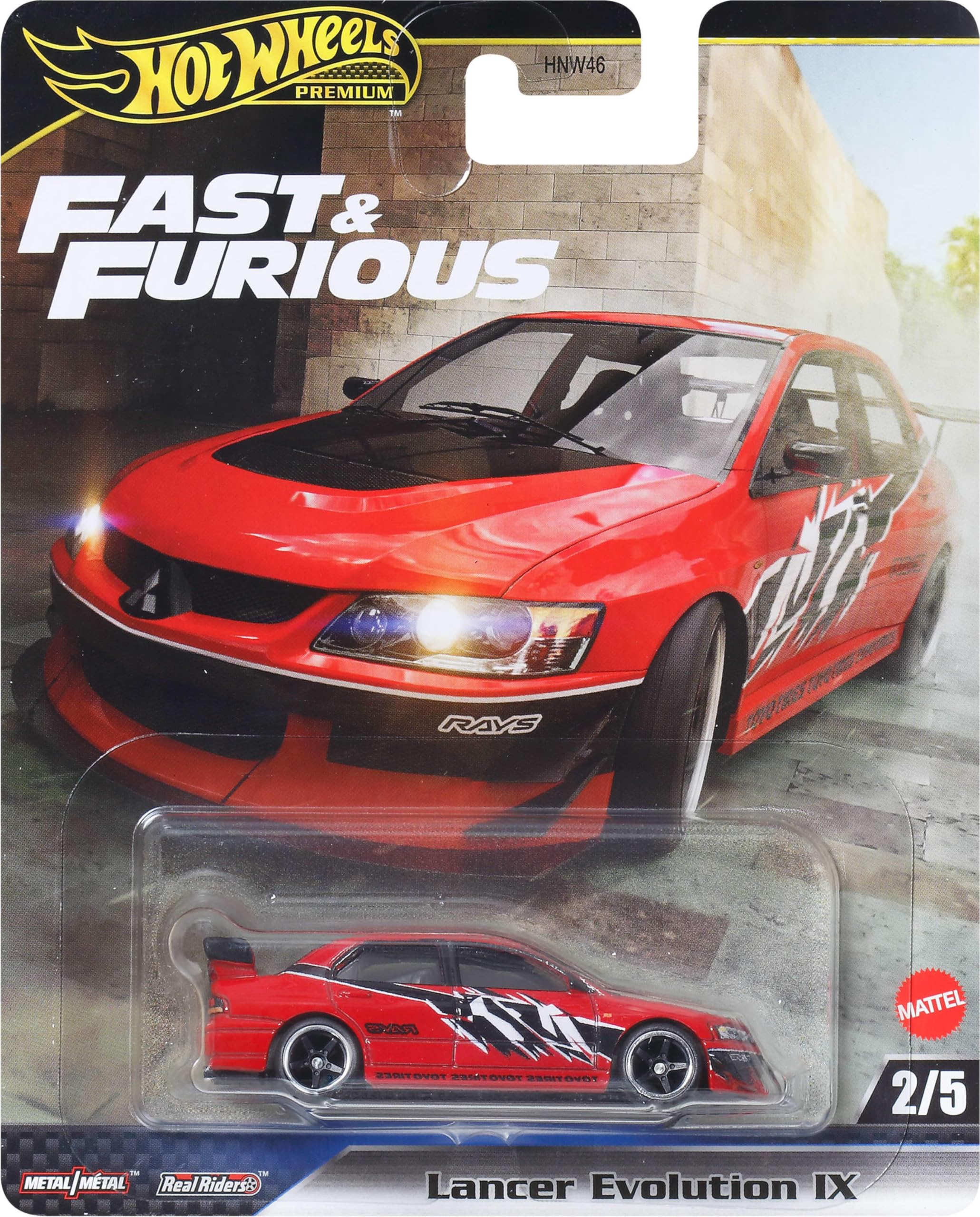 Hot Wheels Premium - Lancer Evolution IX (1/64) Fast & Furious